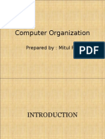 Computer Organization: Prepared By: Mitul Raj