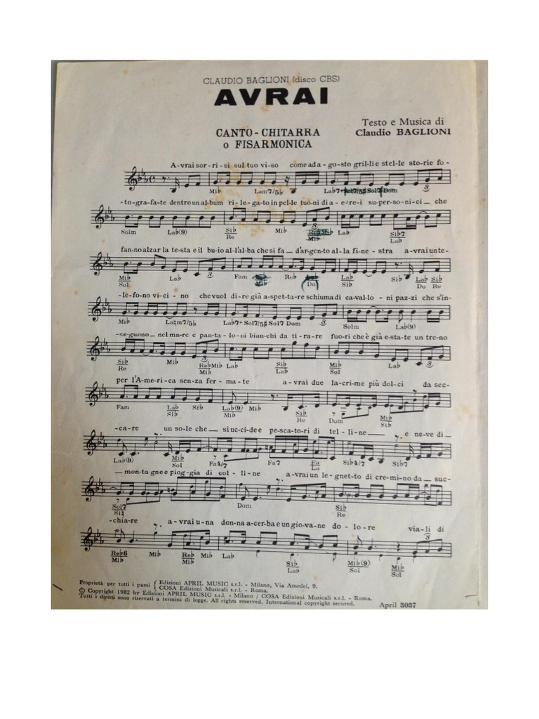 avrai baglioni pdf