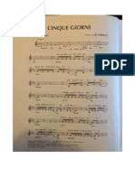 Cinque Giorni - Zarrillo PDF