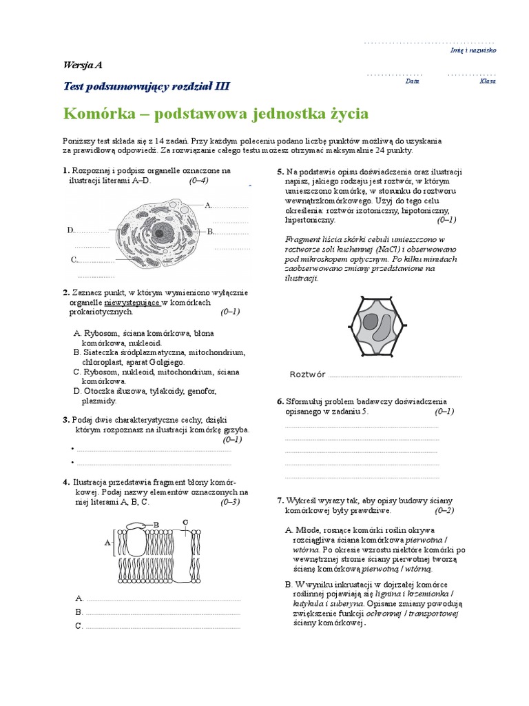Testy Z Biologii Liceum Rozszerzony Pdf