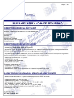 Silica Gel Azul - Msds