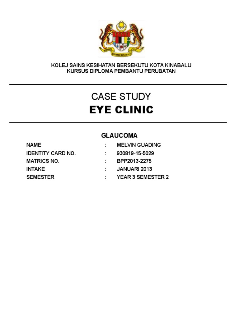 Glaukoma CS  PDF  Glaucoma  Visual Impairment