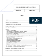 Procedmiento Auditoria Interna