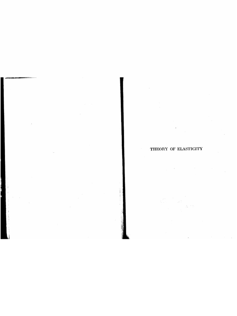 Upg - Theory of Elasticity. by Timoshenko and Goodier | PDF