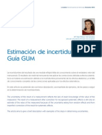 Estimacion de Incertidumbre GUM