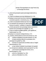 Cuestionario-Guía Psicología Básica de Jorge Freiría Cap. La Psicología de La Forma