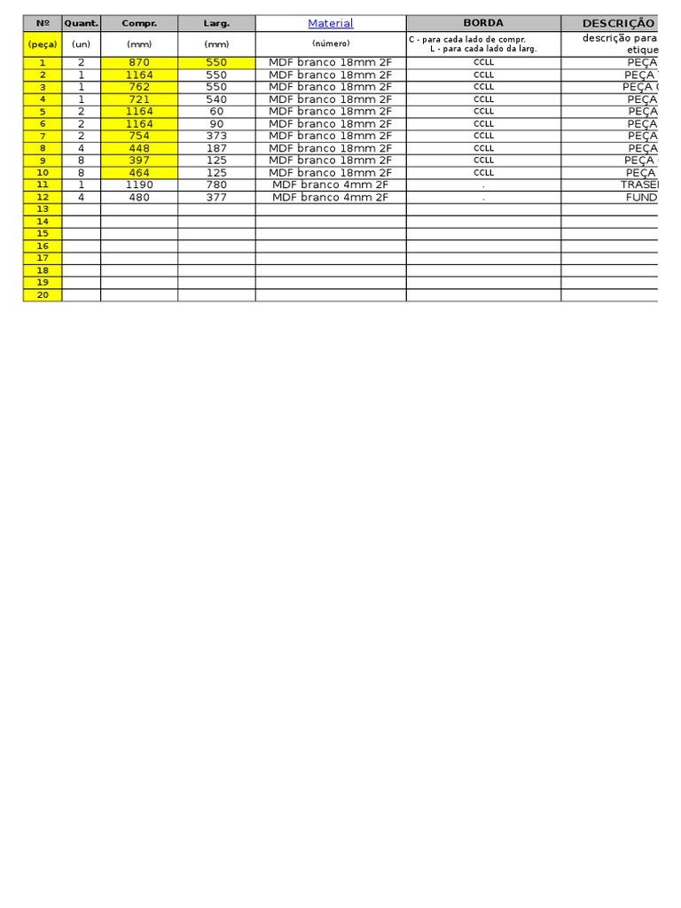 Plano De Corte Online Gratuito