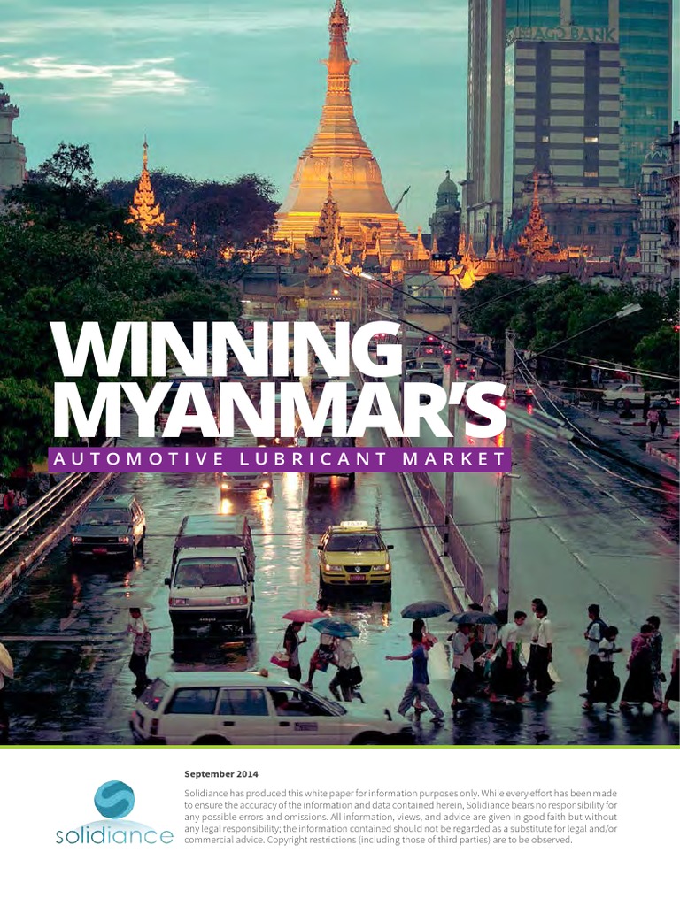 Winning Myanmar Automotive Lubricant's Market Car Brand