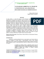 Indicadores Climáticos - Qualidade Ambiental Na Cidade de São Paulo