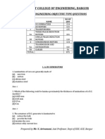 Electrical Engineering Objective Type Questions