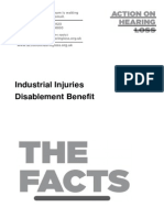 Industrial Injuries Disablement Benefit October 2012