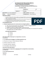 Prueba Segundo Quimestre para El Estudiante