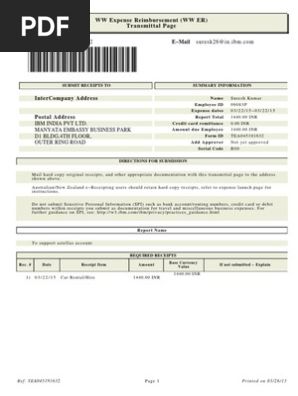 Expense Report