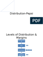 Pepsi distribution levels margins
