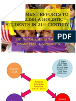 Government Efforts in Equipping Students Towards Globalization