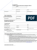 Application to Hold a Function Form