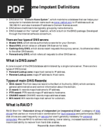 Linux & Windows Short Definitions