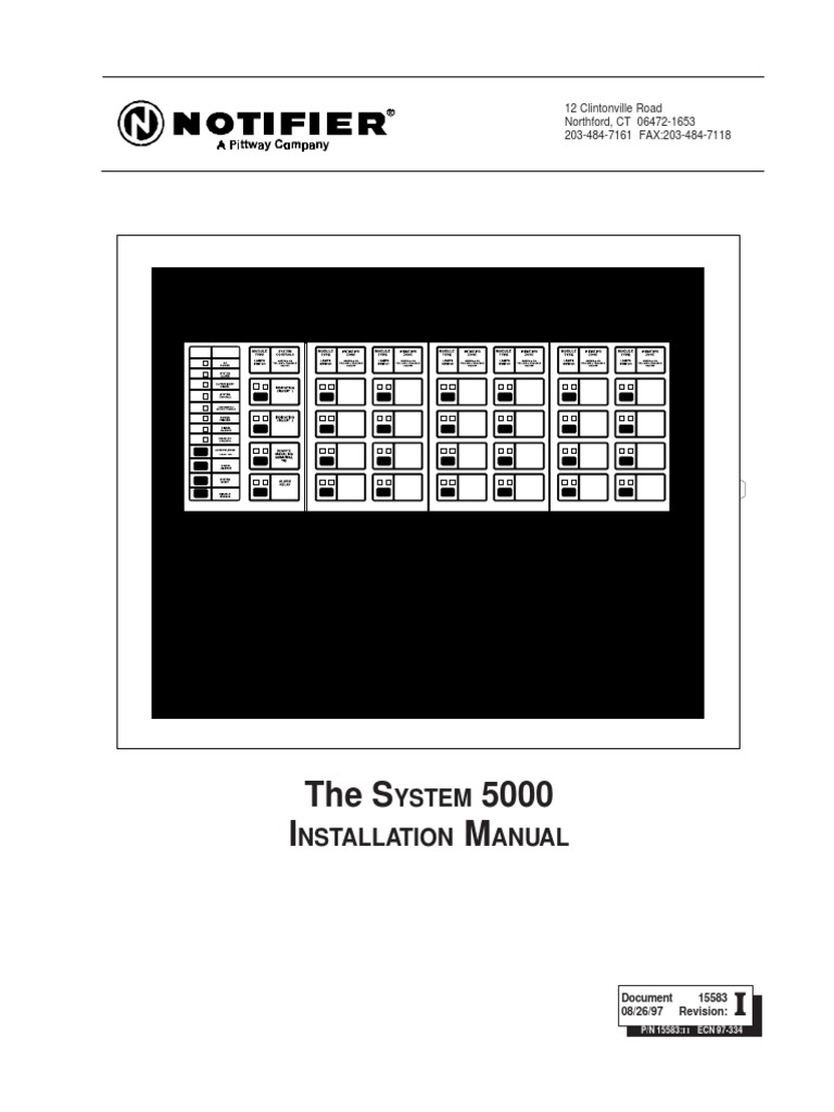 Notifier 5000 Alarm Manual PDF | PDF | Electromagnetic Interference ...