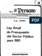 Ley 25303-1991