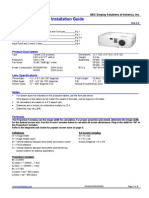 NP400/NP500/NP600 Installation Guide: Ceiling Mounted and Desktop