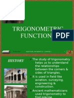 Trigonometric Functions: Additional Mathematics - Chapter 5 1