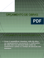OR+çAMENTO DE OBRAS - 2008 (apresenta+º+úo)