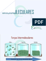 FORÇAS INTERMOLECULARES