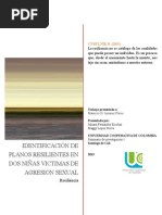 Identificación de Planos Resilientes en Dos Niñas Victimas de Agresión Sexual.