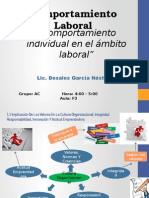 Comportamiento Individual en El Ambito Laboral