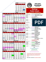 2015-16 School Calendar