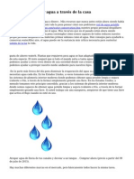 C?mo para ahorrar agua a trav?s de la casa