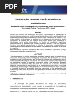 Identificação Uma Nova Função Arquivistica