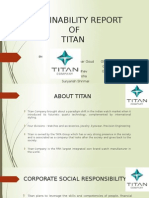 Sustainability Report OF Titan