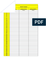 Tabulacion Ficha Del Estudiante 2015 - 6° - B