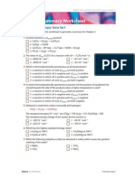 Chapter Summary Worksheet: Chapter 2 Entropy: How Far?