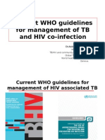 Current WHO Guidelines For Managing TB & HIV Co-Infection: DR Avinash Kanchar, WHO GTBP