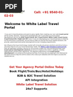  White Label Travel Portal Solutions