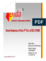 Novel Features of the 2nd Ed. of Iec 61508