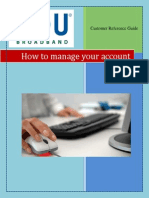 How To Manage Your Account: Customer Reference Guide