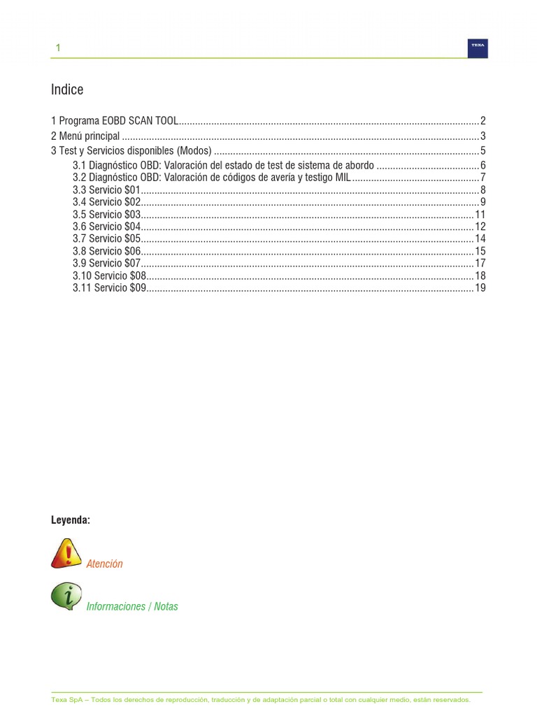 Programa EOBD SCAN TOOL: Diagnóstico OBD | PDF | Diagnostico medico ...