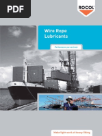 Wire Rope Lubricants