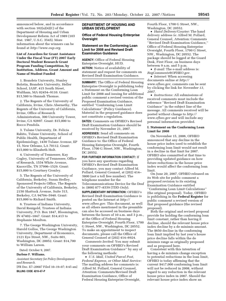 Notice Reports and Guidance Documents Availability, Etc. Conforming