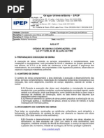 AULA 07 Preparação e Execução de Obras Lei 11228 1992