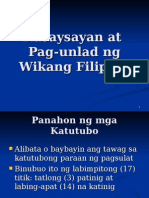 Kasaysayan NG Wikang Filipino