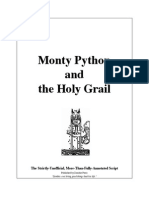 Monty Python and the Holy Grail Drama Script