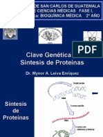 Clave-Genetica y Sistesis de Proteinas