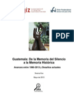 Guatemala: Avances y desafíos de la Memoria Histórica