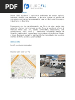 Tecnologías Aplicadas a La Información Eurofil