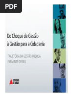 História Da Gestão Pública de Minas Gerais