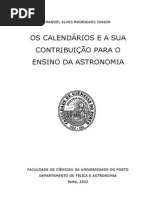 Os calendários e sua contribuição para o ensino da Astronomia